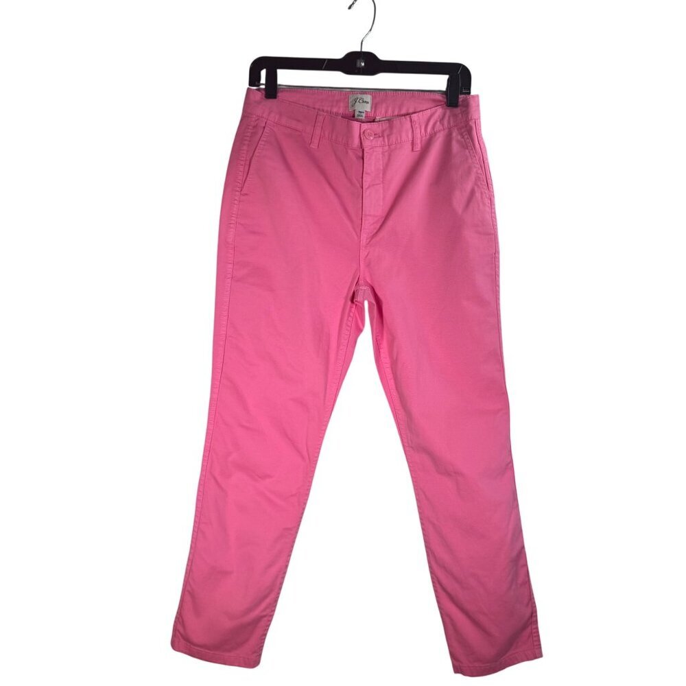 J.Crew Women's Pink Vintage Straight Pants Size 28
